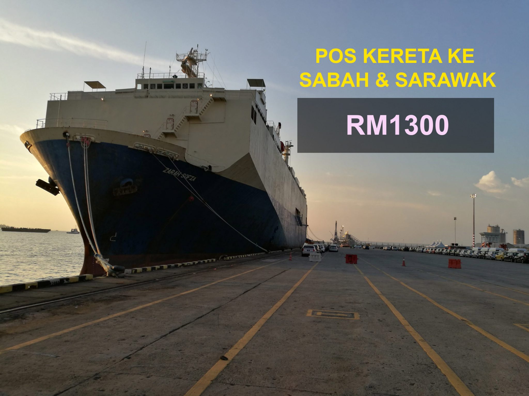 Harga Pos Kereta ke Sabah & Sarawak ⋆ Rekemen